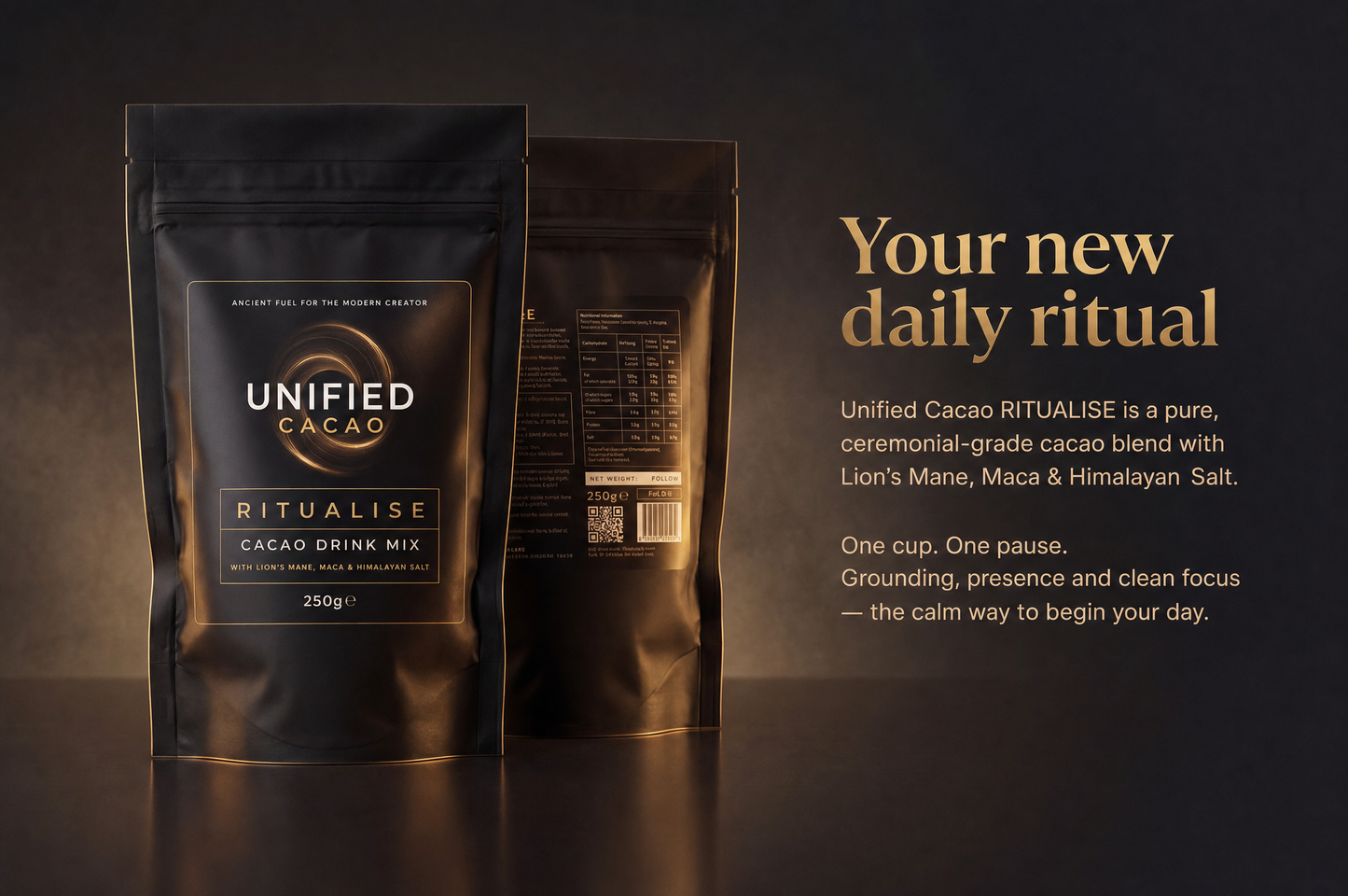Ritualise Blend Cacao Mix 250g - Unsweetened